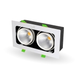 Đèn led hộp âm trần rọi Topaz 2*10W GL-2*10SS-V227-V/TT/T Kingled